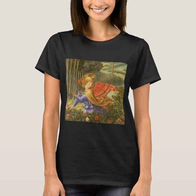 Procession of the Magi Angel by Benozzo Gozzoli T-Shirt (Front)