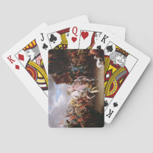 Procession to the Roiall Justs Holden in Smithfiel Playing Cards