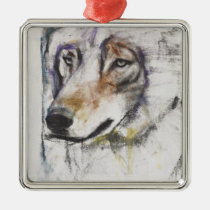 Processo Al Lupo Metal Tree Decoration