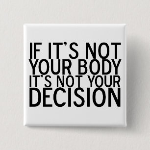 ProChoice 15 Cm Square Badge