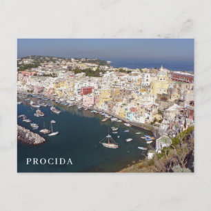 Procida Island Corricella view postcard
