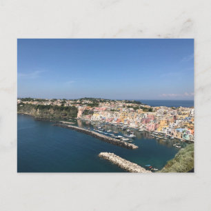 Procida, mediterranean island of Italy Postcard