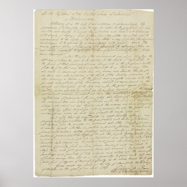  Proclamation of 1789 poster (Front)