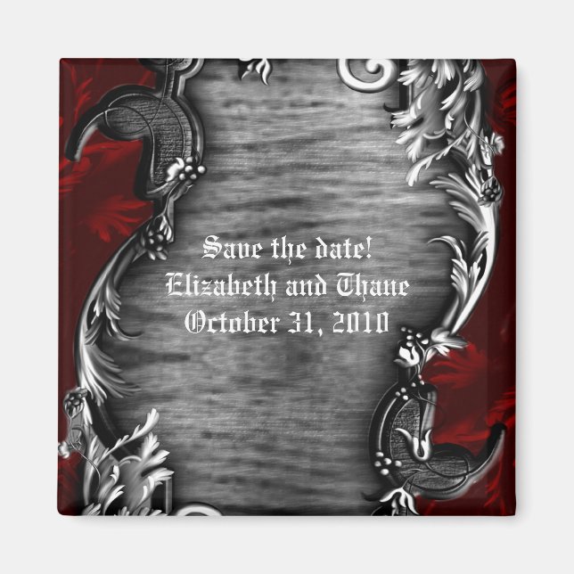 Proclamation Vampire Gothic Wedding Magnet (Front)