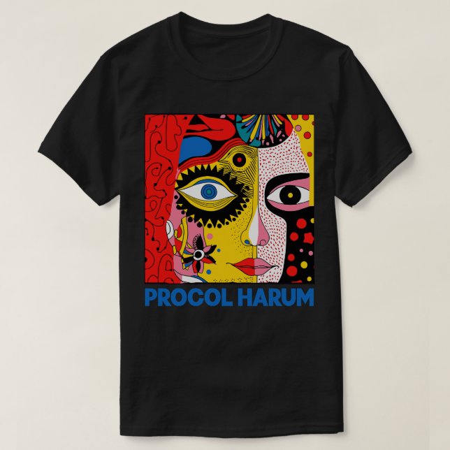Procol Harum Original Fan Tribute Design T-Shirt (Design Front)