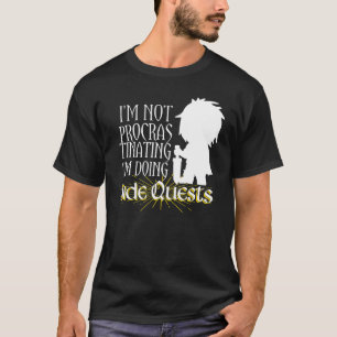 Procrastinating Side Quests Video Gamer Hero A T-Shirt