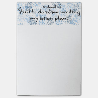 Procrastinating Teacher's Notepad