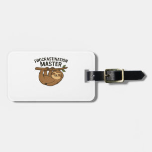Procrastination Master Classic T-Shirt Luggage Tag