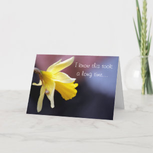 Procrastination - Snail Mail - Thinking of You Card