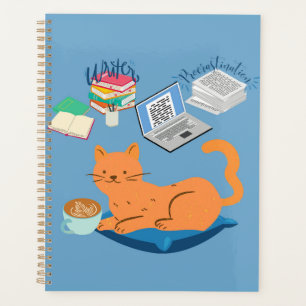 Procrastination Writer Cat Planner