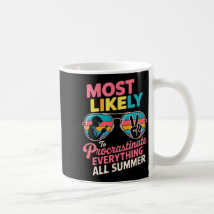 Procrastinator Gift Funny Summer Quote Lazy Lifest Coffee Mug