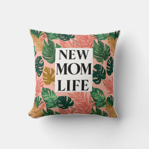 Procreate Mama Wildflower Gold Est. 2024 Cushion