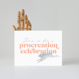 Procreation Celebration Baby Shower Invitation