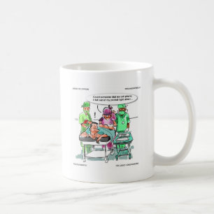 Proctologist Loses Cell Phone Funny Coffee Mug
