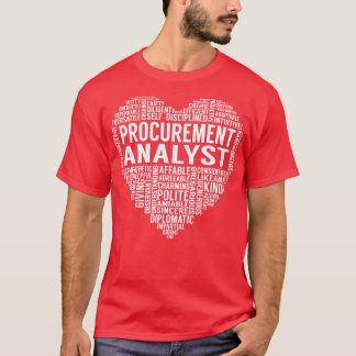 Procurement Analyst Heart T-Shirt