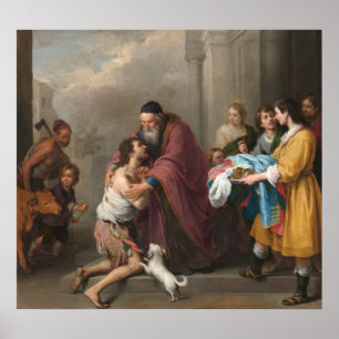 Prodigal Son - Bartolomé Murillo Fine Art Poster