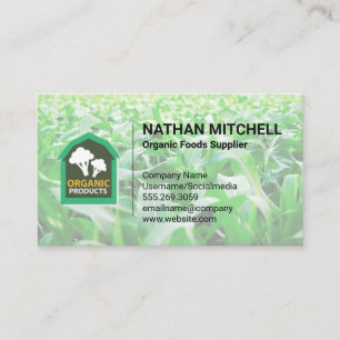 Produce Barn Logo   Corn Field Business Card