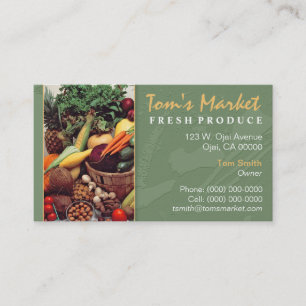 Produce Market Business Card