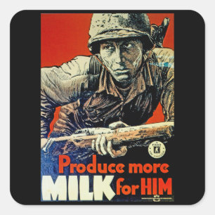 Produce More Milk for Him Square Sticker