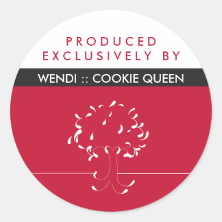 Produced Exclusively By {your name} Sticker