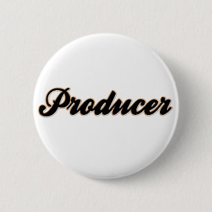 Producer Baseball Style 6 Cm Round Badge