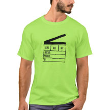 Producer clapboard basic light green T.Shirt