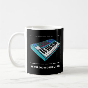 Producerlife Music Producer Beatmaker Midi Keyboar Coffee Mug