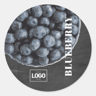 Product Brandy Blueberry Logo Stickers