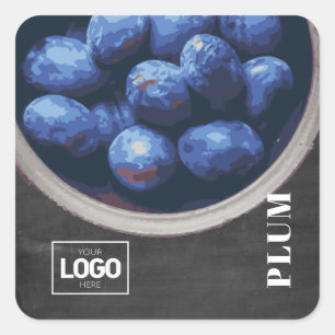 Product Brandy Plum Logo Stickers