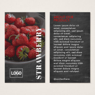 Product Brandy Strawberry Logo Hang Tags