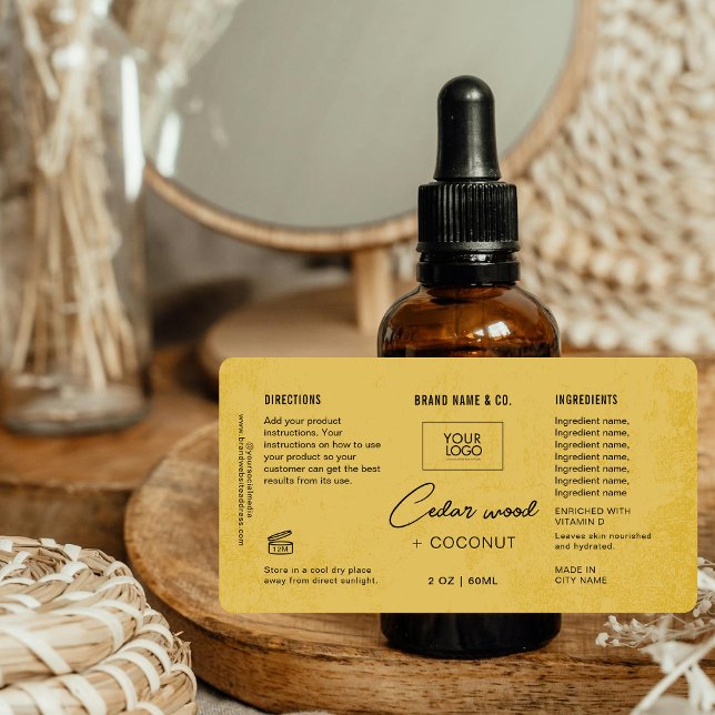  Product Customisable Golden Rustic Label (Creator Uploaded)