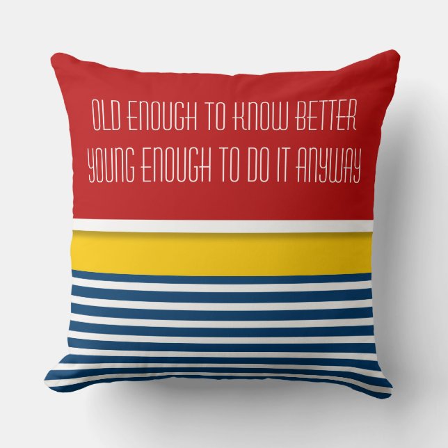 Product for your own Texts, Sayings and Wisdoms Cushion (Front)