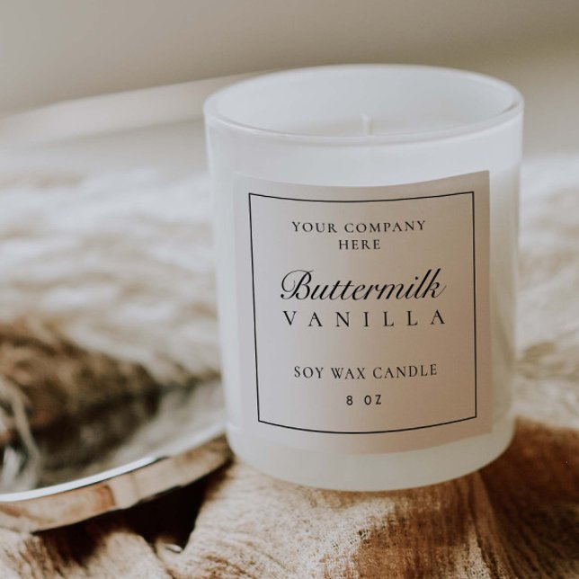 Product Label Minimal Jar Branding Box Sticker (Creator Uploaded)