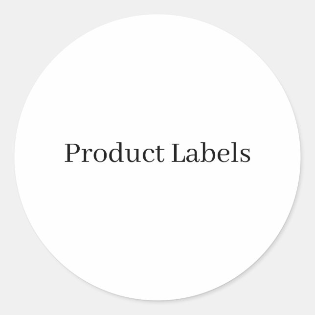 Product Labels (Front)