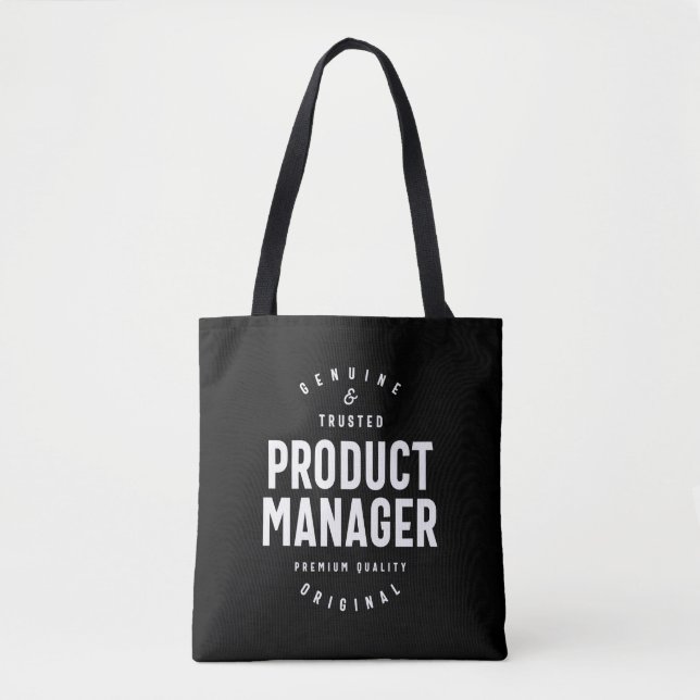 Product Manager Job Title Gift Tote Bag (Front)