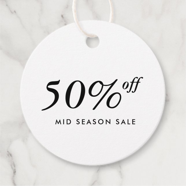 Product Sale Hang Tag (Front)