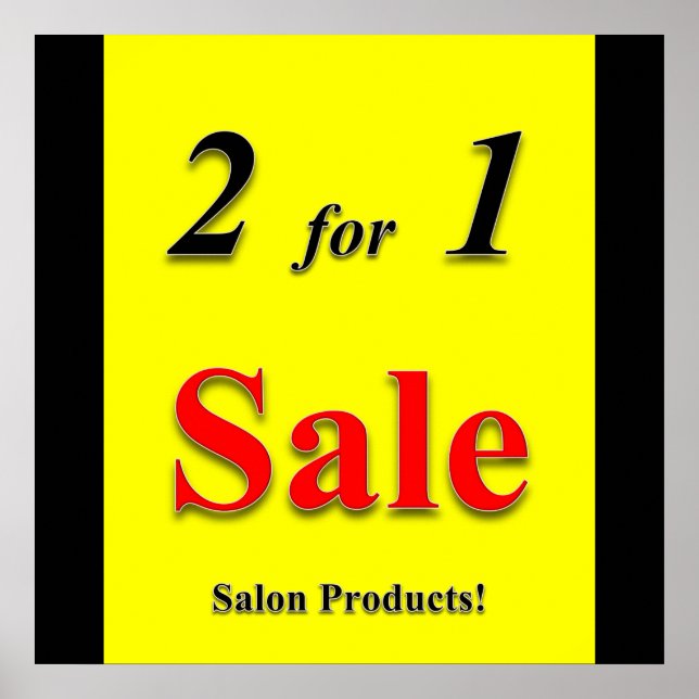 Product Sale Poster Matte (Front)