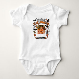 Product Title: Custom My First Halloween 2026 Baby Bodysuit