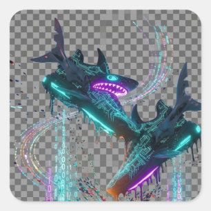 Product Title: Minimalist Aesthetic   Elegant Scri Square Sticker