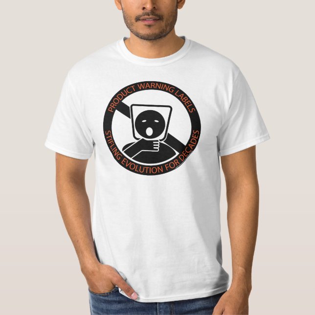 Product-warning-labels T-Shirt (Front)