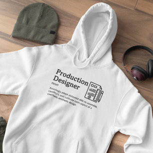 Production Designer Light Mode - Film Crew Hoodie