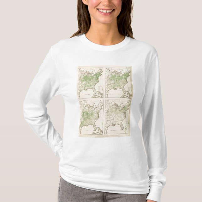 Production of Corn and Dairy, US Lithograph T-Shirt (Front)