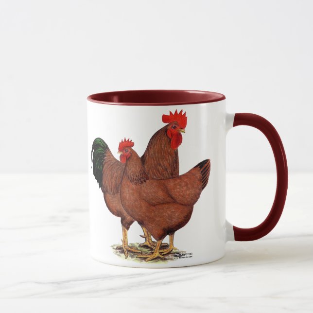 Production Red Chickens Mug (Right)