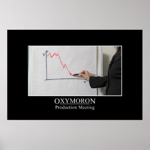 Productive meeting is an oxymoron [XL] Poster