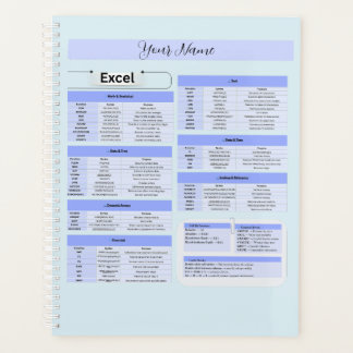 Productivity Mouse Pad – Excel Shortcuts Planner