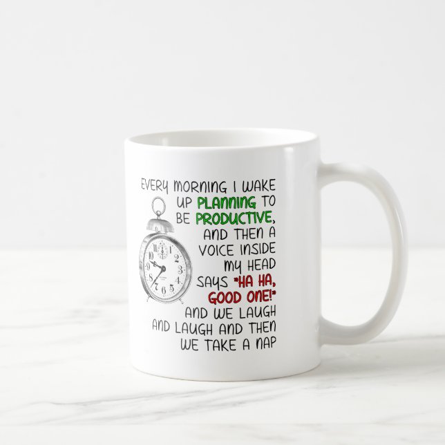 Productivity Nap Funny Mug (Right)