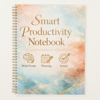 Productivity Notebook Planning & Action Journal  Planner