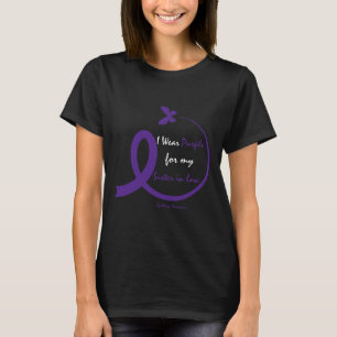 Products Gifts Wear Purple Sister In Law Epilepsy T-Shirt
