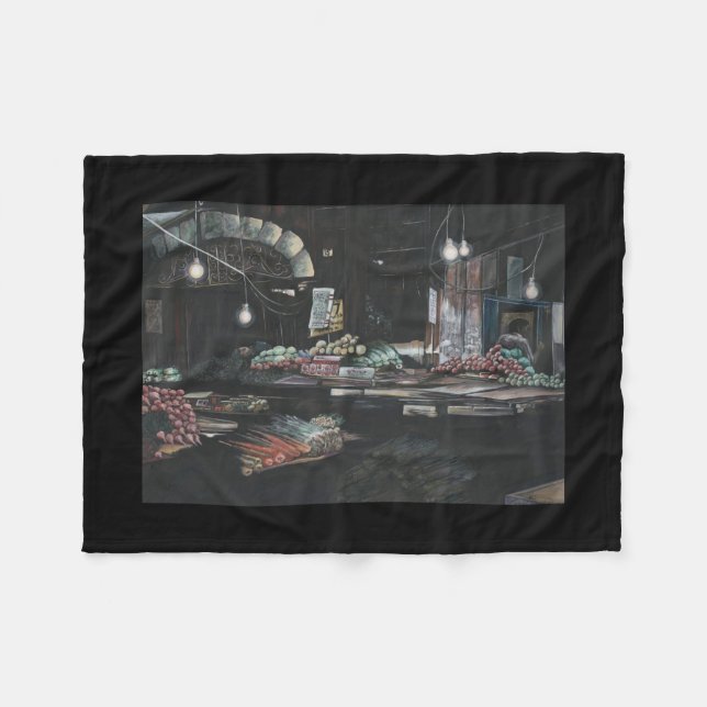 Products of a Struggled Harvest, Jerusalem Fleece Blanket (Front (Horizontal))