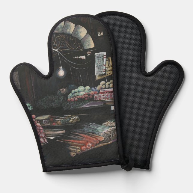 Products of a Struggled Harvest, Jerusalem Oven Mitt (Front/Back)